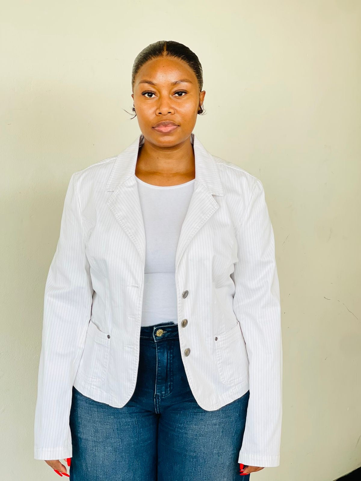 Lightweight Blazer – White