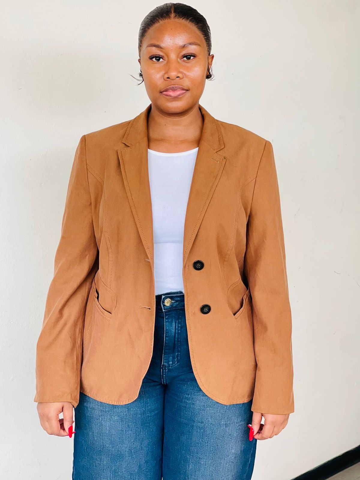 Tan Tailored Blazer